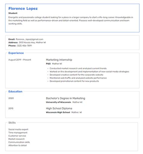 The Student Resume: Tips and Writing Guide with a Real Example