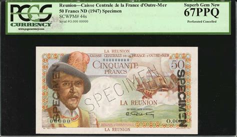 Reunion Caisse Centrale De La France Doutre Mer Francs Nd