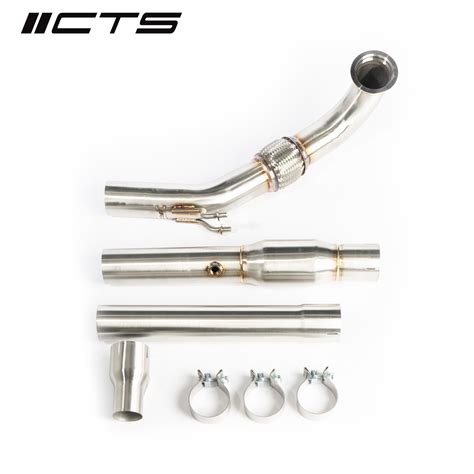 Cts Turbo Gen T T Tsi Downpipe With High Flow Cat Cts Turbo