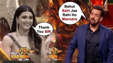 Salman Khan Hue Mannara Chopra Se Impress Gharwalo Ke Samne Ki Mannara