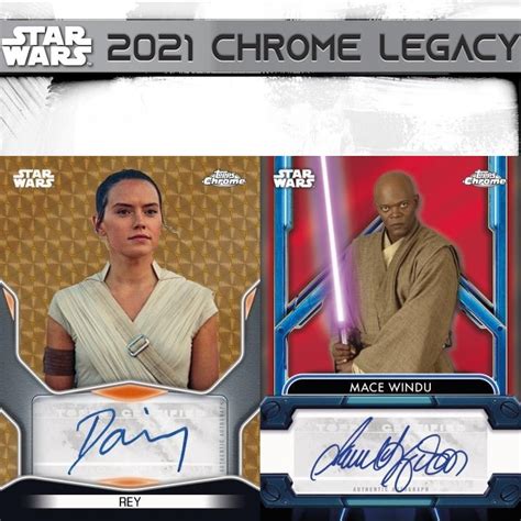 2021 Topps Chrome Star Wars Legacy Checklist Set Details Boxes Date