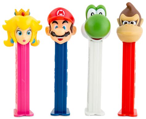 6 X Pez Nintendo Super Mario Candy Dispenser 17g Scoopon Shopping