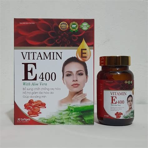 Viên Uống Trắng Da Mờ Nám Vitamin E400 Tinh Dầu Thông đỏ Hoa Anh Thảo Hộp 30 Viên Shopee