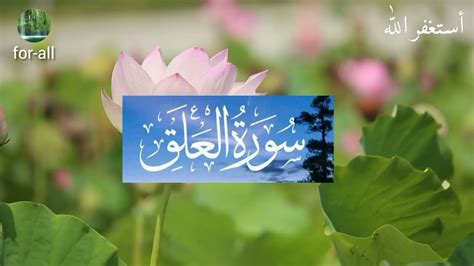 Surah Al Alaq Recitation Beautiful Tilawat