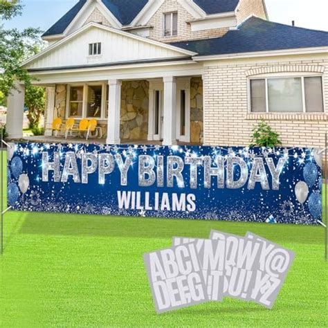 Large Happy Birthday Banner Giant Bday Party Sign Huge