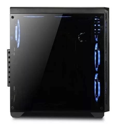 Gabinete Gamer Modoc Painel Lateral Temperado Warrior Cor Preto