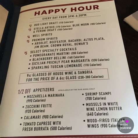 Carrabba’s Happy Hour