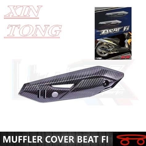 Motorcycle Honda Beat Fi Heat Guard Muffler Cover Carbon Made IN