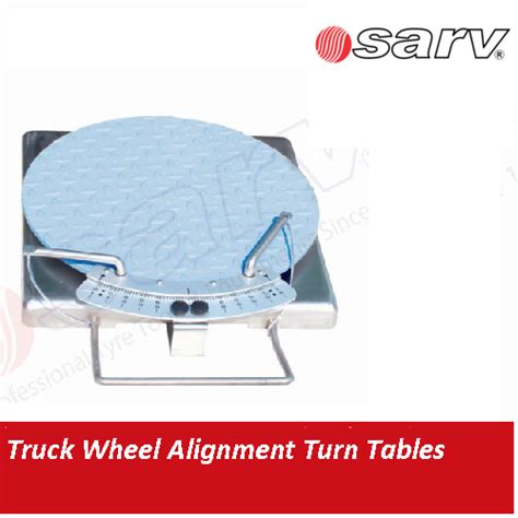 Sarv Truck Wheel Alignment Turn Tables At Rs 84000 Wheel Alignment