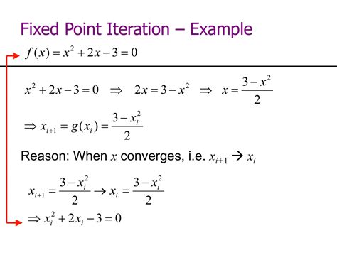 Fixed Point Iteration Method For Root Finding Ppt