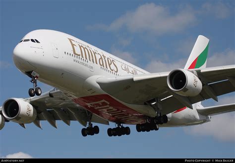 Aircraft Photo Of A6 Eeg Airbus A380 861 Emirates