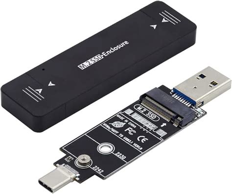 NFHK Combo Typ C USB3 0 zu NVME M Key M 2 NGFF SATA SSD PCBA Gehäuse