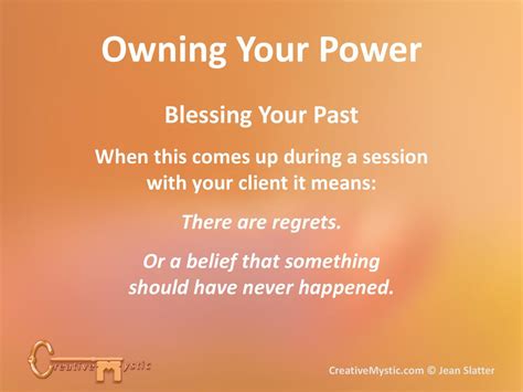 Owning Your Power Seven Imbalances 1 Blessing Your Past Ppt Download