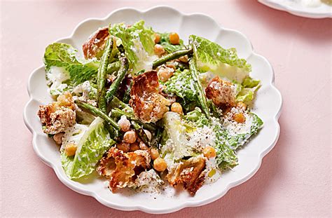 Jamies Veggie Caesar Salad Recipe Jamie Oliver Recipes Tesco Real Food