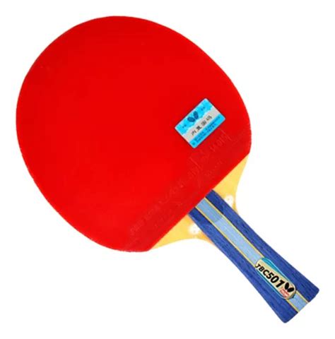 Raqueta De Ping Pong Butterfly TBC 501 5 Estrelas Roja Y Negra FL