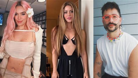 Los Colombianos Camilo Karol G Y Shakira Lideran Las Nominaciones A