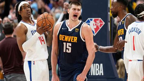 Clippers 128 130 Nuggets Fabulous 49 Point Triple Double By Nikola