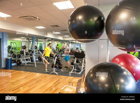 Gym In A Leisure Centre Stock Photo Alamy