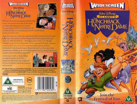 The Hunchback Of Notre Dame 1 VHS UK Import Trousdale Gary Wise