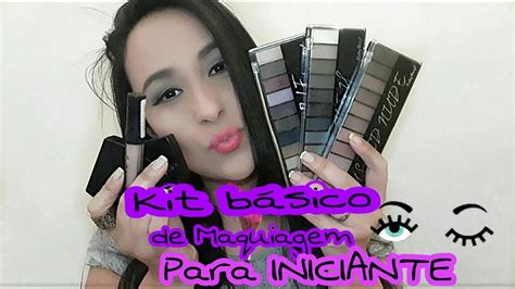 Kit Básico De Maquiagem Para Iniciante Produtos Bem Baratinho Por Mirela Sampaio Youtube