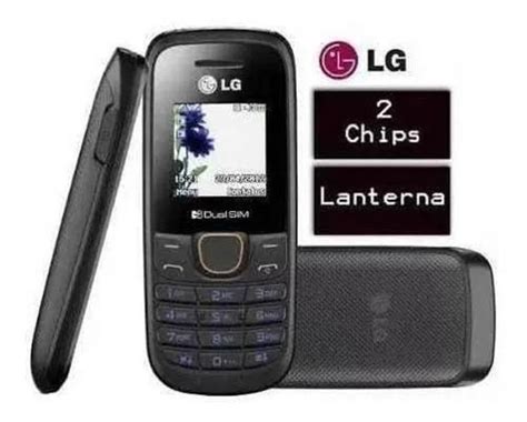 Celular Dual Chip LG B220 Rádio FM e Viva Voz Lanterna Desbloqueado