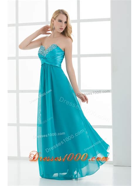 Teal And Gold Prom Dress Look Like A Princess 2017 Fashionmora