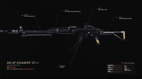 CDL Champs 2021 AK 47 COD Warzone And Black Ops Cold War Weapon