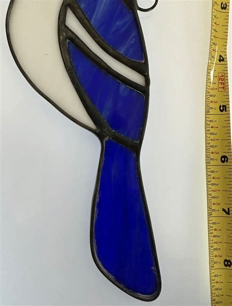 Stained Glass Blue Jay Sun Catcher Etsy