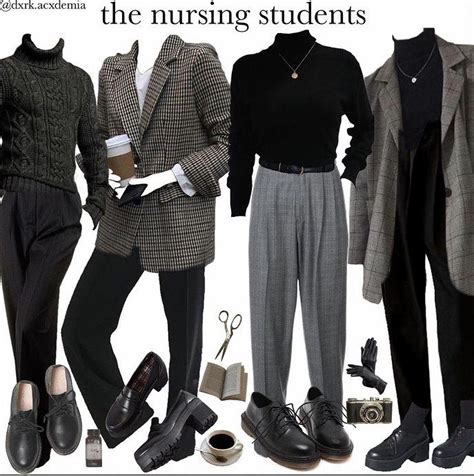 Dark Academia Outfit Men Academia Aesthetic Outfit Academia Style