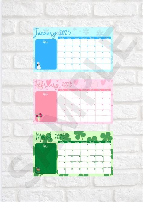 2023 Calendar, Themed Calendar, Planner, Themed Planner - Etsy