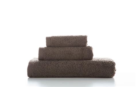 Ensemble De Draps De Douche 3 Serviettes Chocolat En Coton De 600