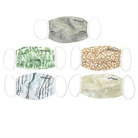 Medic Therapeutics X MAYAMAR 5 Pack Pleated Fashion Face Masks on sale ...