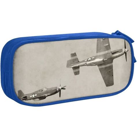 Grande Trousse Crayons En Forme D Avion De La Seconde Guerre Mondiale