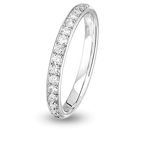 Bague De Mariage Or Blanc Bague Femme Fine