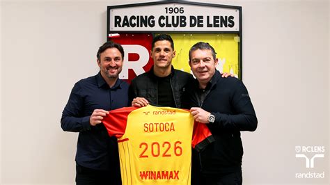 Mercato Lens Officialise Avec Folie La Prolongation De Sotoca