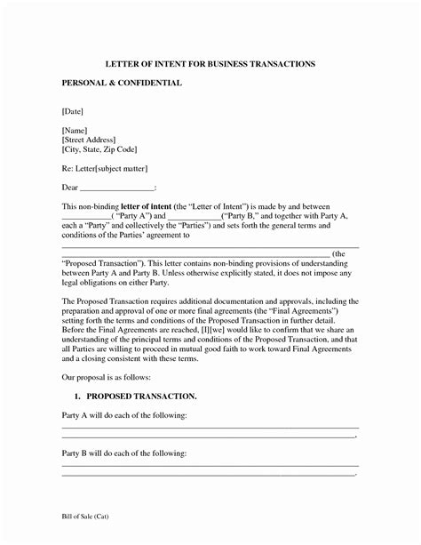 Letter Of Understanding Template Letter Example Template