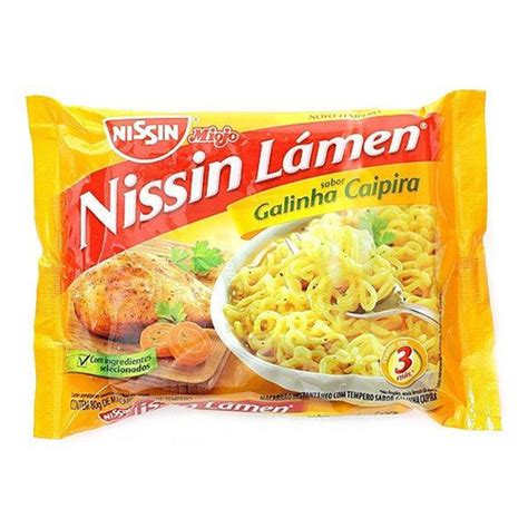 Macarr O Instant Neo Nissin Miojo L Men Galinha Caipira G Em Promo O