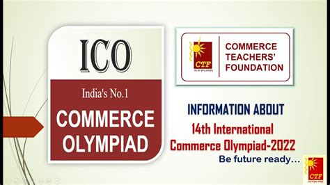 Information About Ctf S Th International Commerce Olympiad