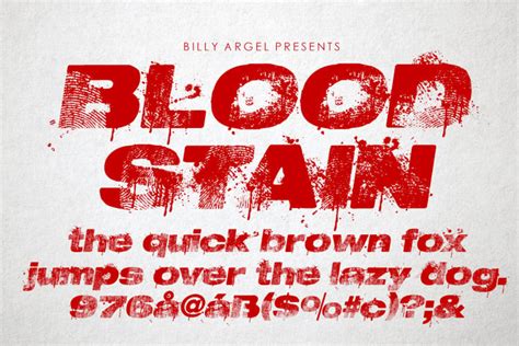 27 Dripping Fonts For Blood Paint Slime Drips And More