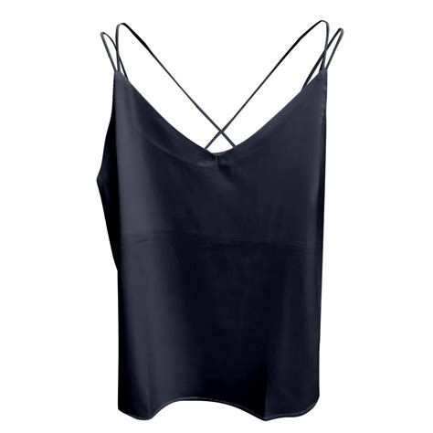 Yihwei Lace Camisoles For Women Plus Size Womens Silk Satin Camisole Tank Tops V Neck Spaghetti