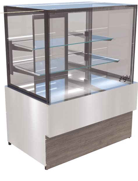 Vitrine Iglu Luxo Neutra 0 70m Iglu Equipamentos Em Inox Para O Seu