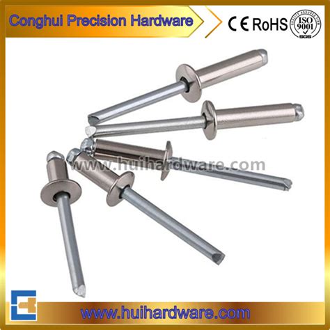 Factory Price Open Closed Type Aluminum Blind Rivet With Domed Head