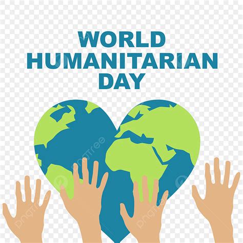 Editable Vector Illusraiton For World Humanitarian Day Greeting Card