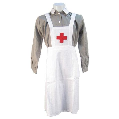 Ww2 British Grey Vad Nurses Ward Dress