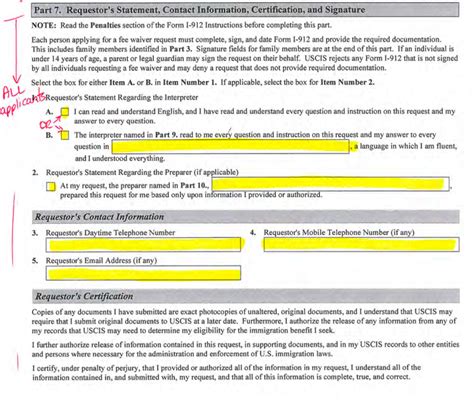 Applying For Citizenship Form I 912 Fee Waiver And Form I 942 Reduced