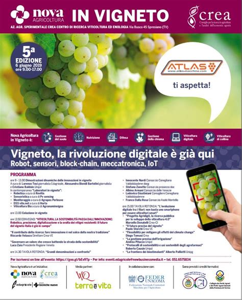 Nova Agricoltura In Vigneto 6 Giugno 2019 Spresiano Atlas Macchine