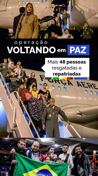 A Operação Voltando em Paz resgatou mais 48 pessoas da Faixa de Gaza O