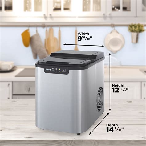 Danby Lbs Countertop Ice Maker In Stainless Steel Dim Ssdb