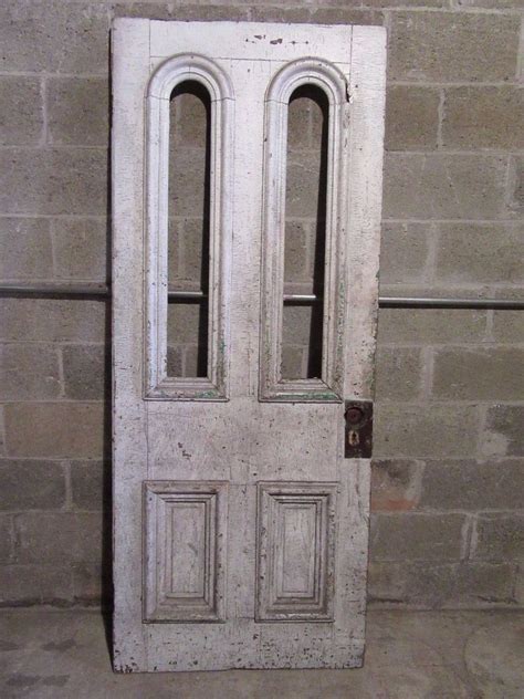 Antique Double Tombstone Door 32 X 785 Architectural Salvage