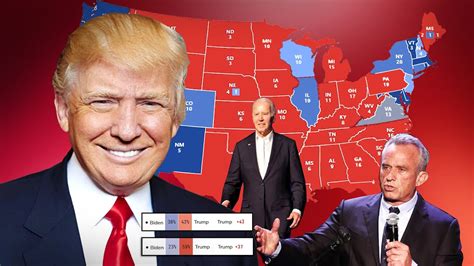 2024 Election Map Based On The Latest June Polls Biden V Trump V Rfk